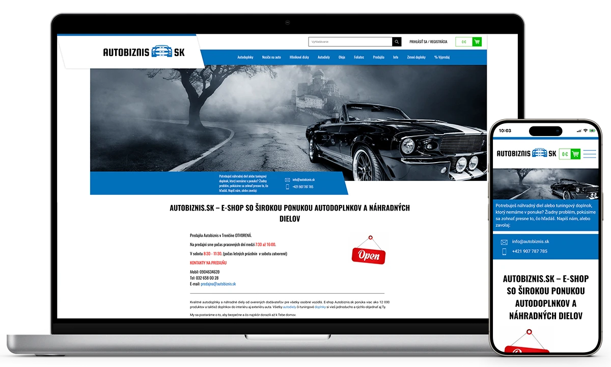 Referencie eshop systému BiznisWeb.sk Skúsenosti s eshopom od BiznisWebu