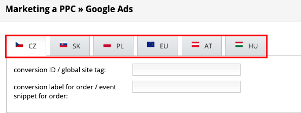 Ako nastaviť konverziu Google Ads pre jazykové verzie