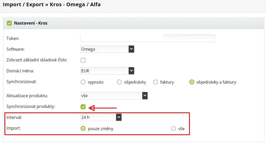 Automatická synchronizácia e-shopu s KROSom KROS konektor - synchronizácia produktov
